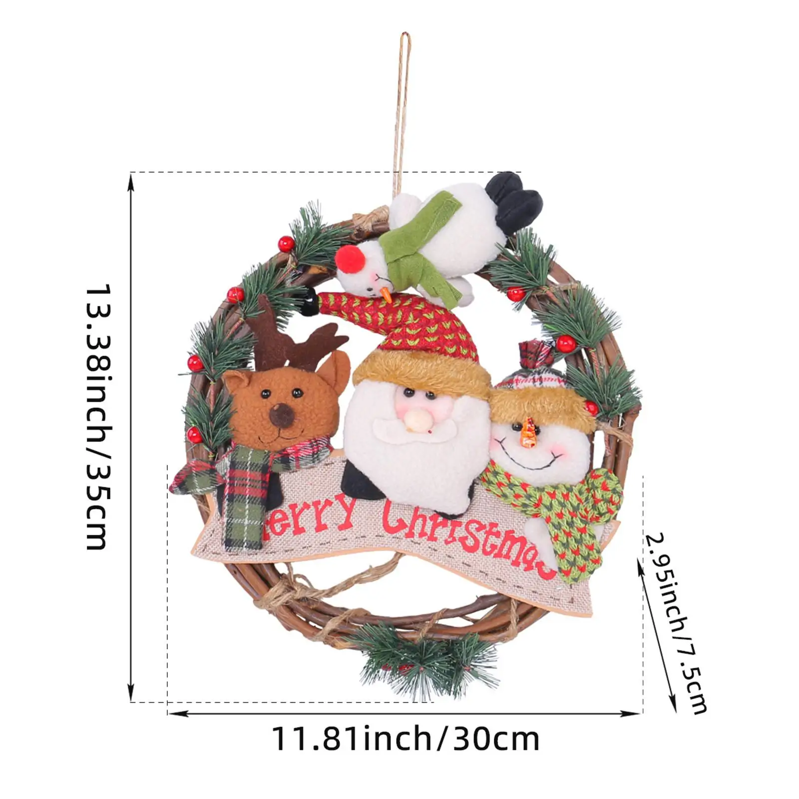 زينة عيد الميلاد المعلقة مجموعة الاحتفال الهدايا زخرفة داخلية لخزانة عطلة باب غرفة المعيشة هووسورمينغ