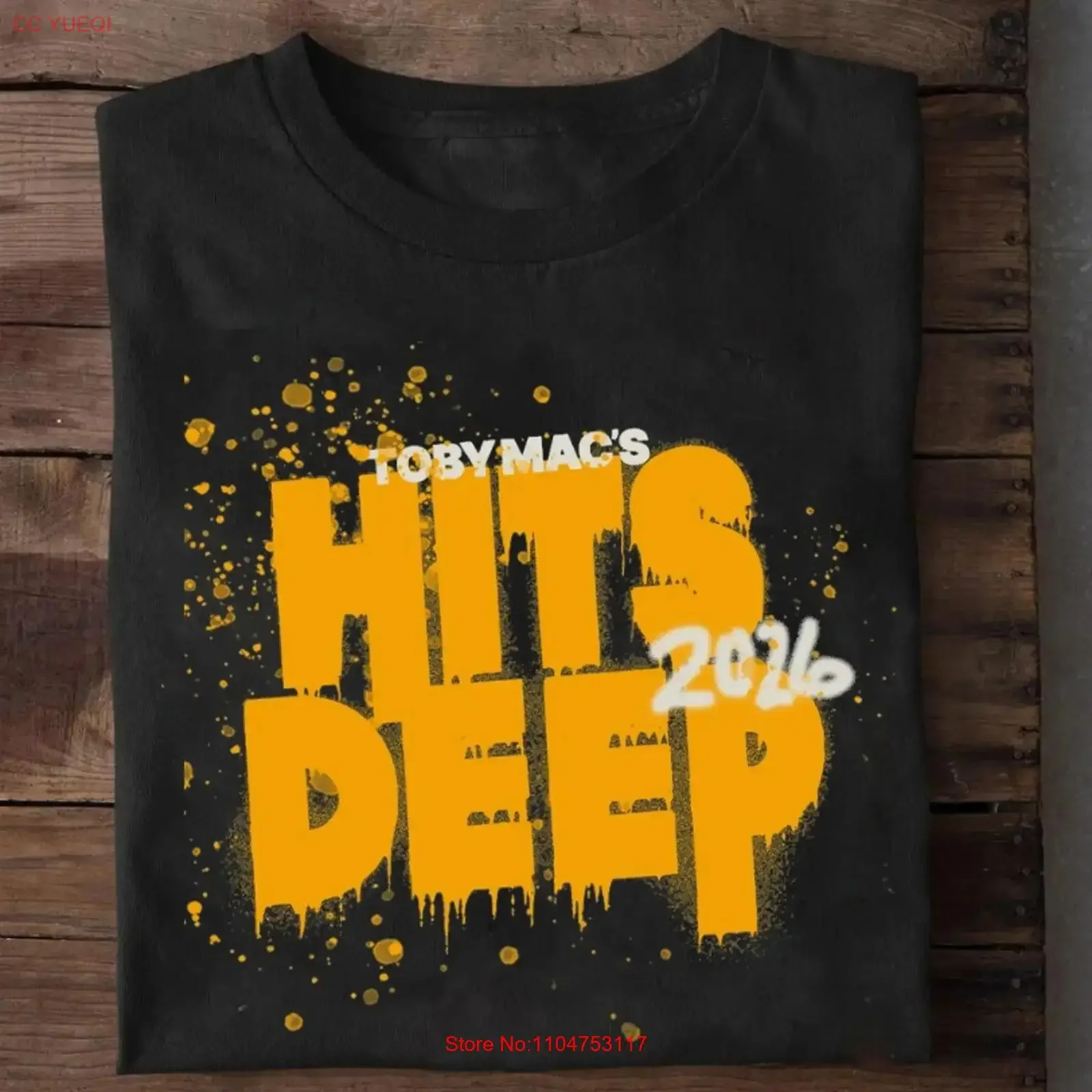 Hits Deep Tour 2026 Logo T Shirt Full Size S 5XL long or short sleeves vintage Washed Casual Comfortable fashion