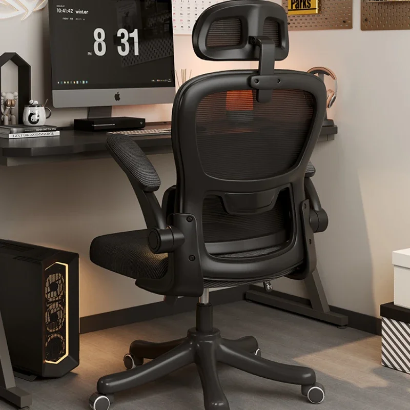 

Rolling Chair Bedroom Student Wooden Chairs Kids Dining Rotating Chiffon Anime Gamer Gaming Relax Furniture Luxury Writing Comfy