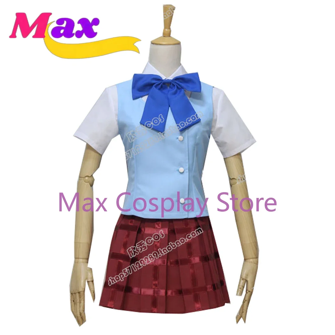 

Max Cosplay New Style Higurashi no Naku Koro niWhen They Cry Furude Hanyuu Hanyu Cosplay Costume Halloween Christmas Party