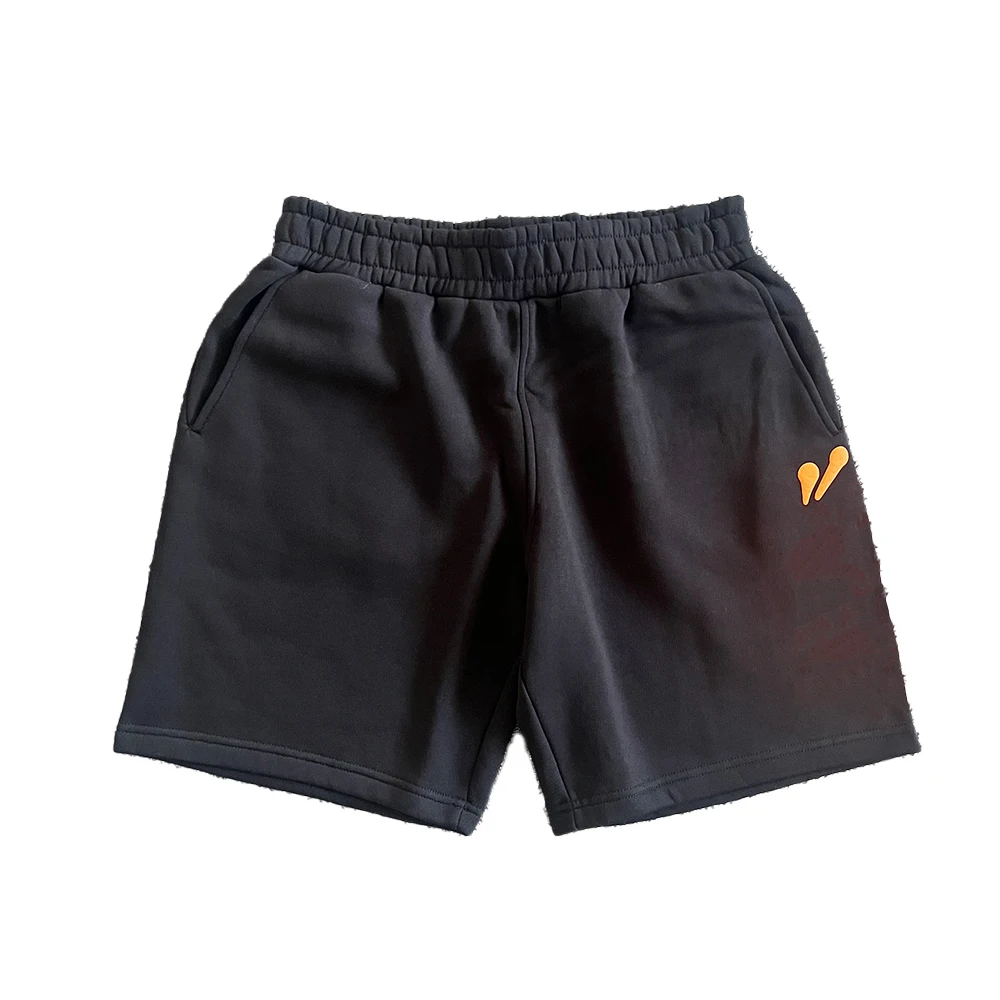 

Shorts Jogger Trousers Men Women Clothing Gym Running Pants Hoodies Tracksuit Orange Printed Black Shorts