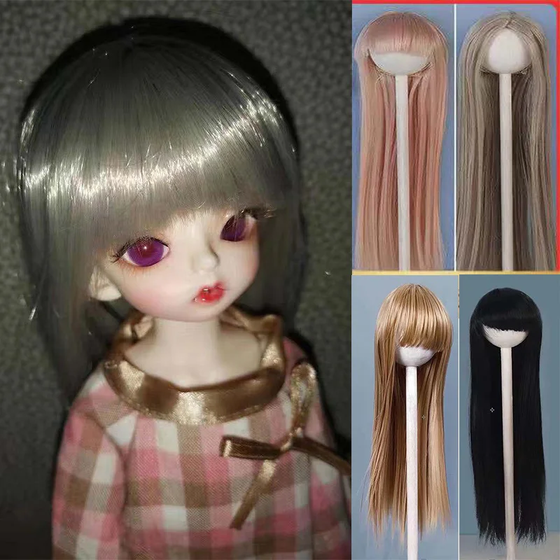 8 Styles Cute 1/6 BJD Doll Wigs 30cm Doll Wig SD Doll Hair Accessories Toy Gift ( Suit for 16.5 To 17.5cm Head Circumference )