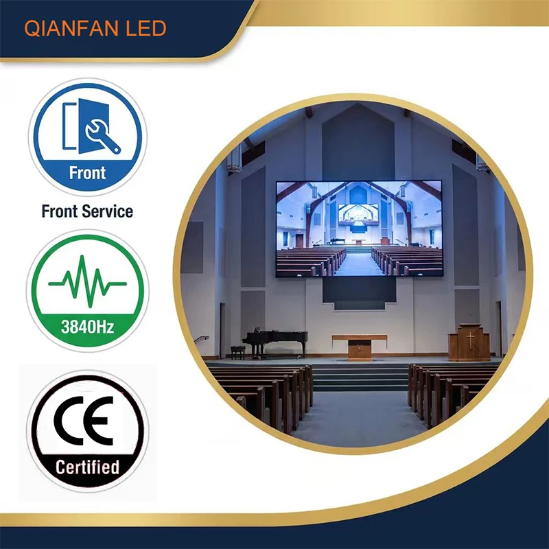 GOB COB P1.2/P1.5/P1.8 Fine Pitch Indoor LED Video Wall Front Service Screen Conference Meeting Room Showroom Shopping Mall Text view 2