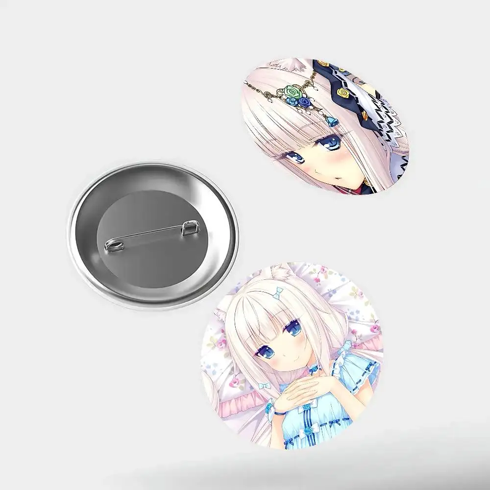 لعبة N-Nekopara-V-فانيليا شارات دبابيس التلبيب دبابيس قبعة دبابيس دبابيس الهدايا ديكور حقائب الظهر