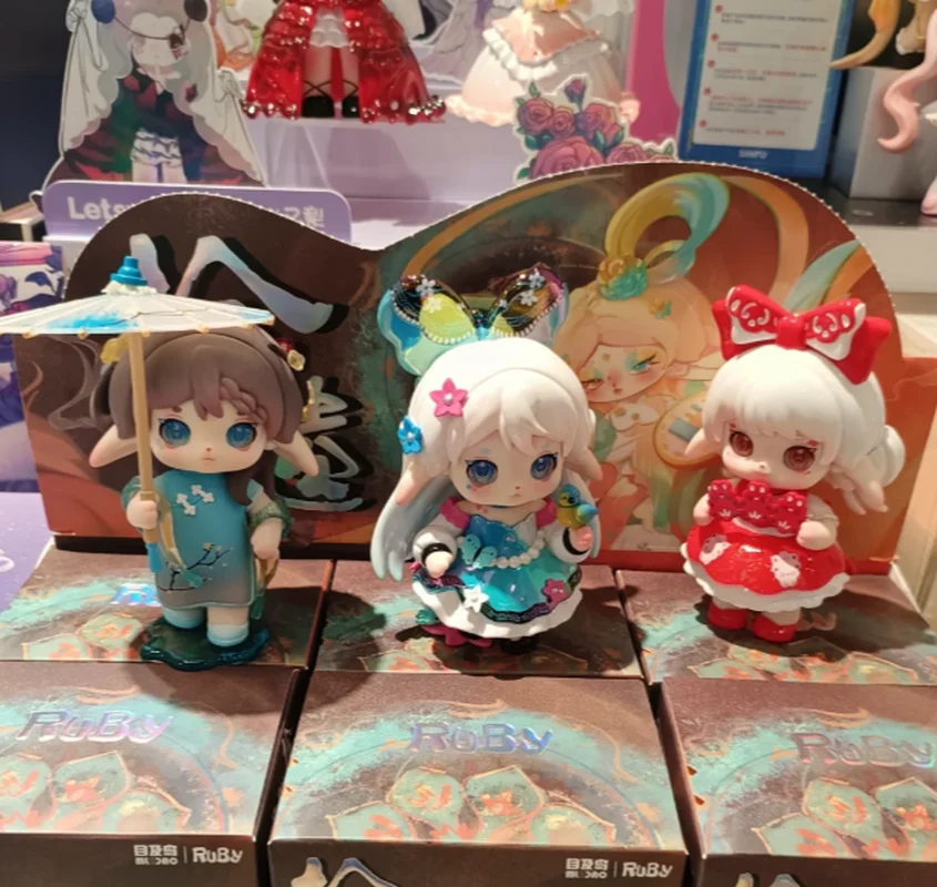 ฟิกเกอร์สะสมรุ่น Ruby Series II กล่องสุ่ม ของเล่นกล่องสุ่มสุดฮิต ตกแต่งธีมเมืองนางฟ้าชาจีน