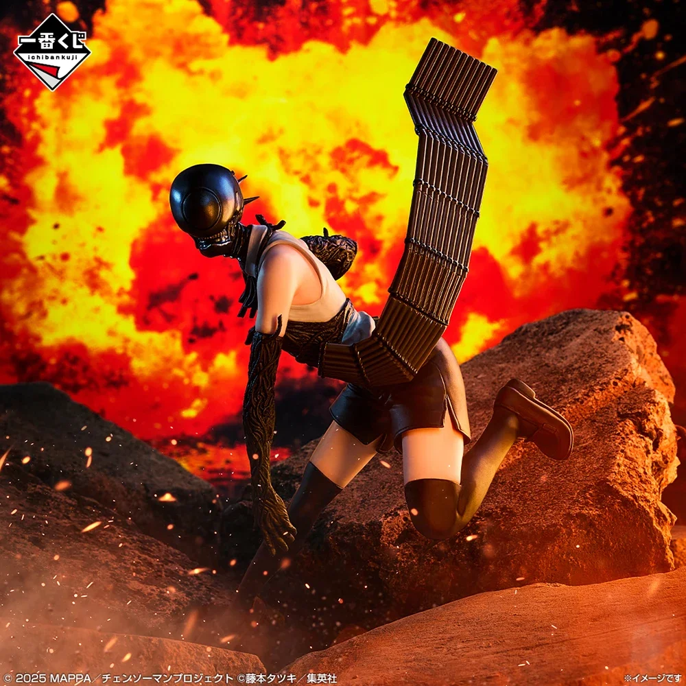 شخصيات بانداي الأصلية Ichiban Kuji أرقام Mega Impact Gekijouban بالمنشار رجل: Reze Hen بالمنشار رجل شعاع لعبة نموذج هدية