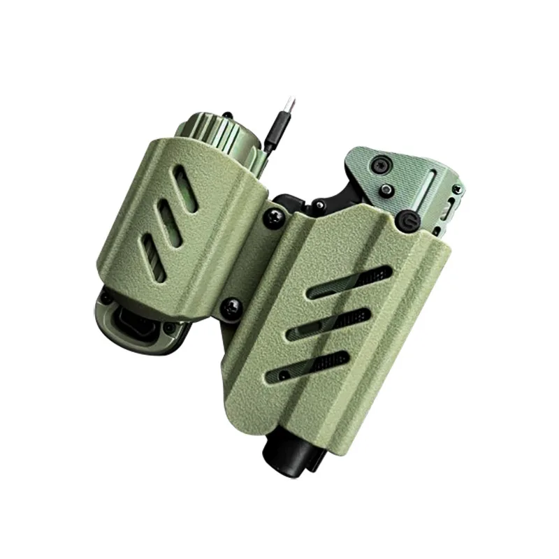 

Hand-Crank Emergency Flashlight - Multifunction Portable Survival Kit for Power Outage & Outdoor Preparedness