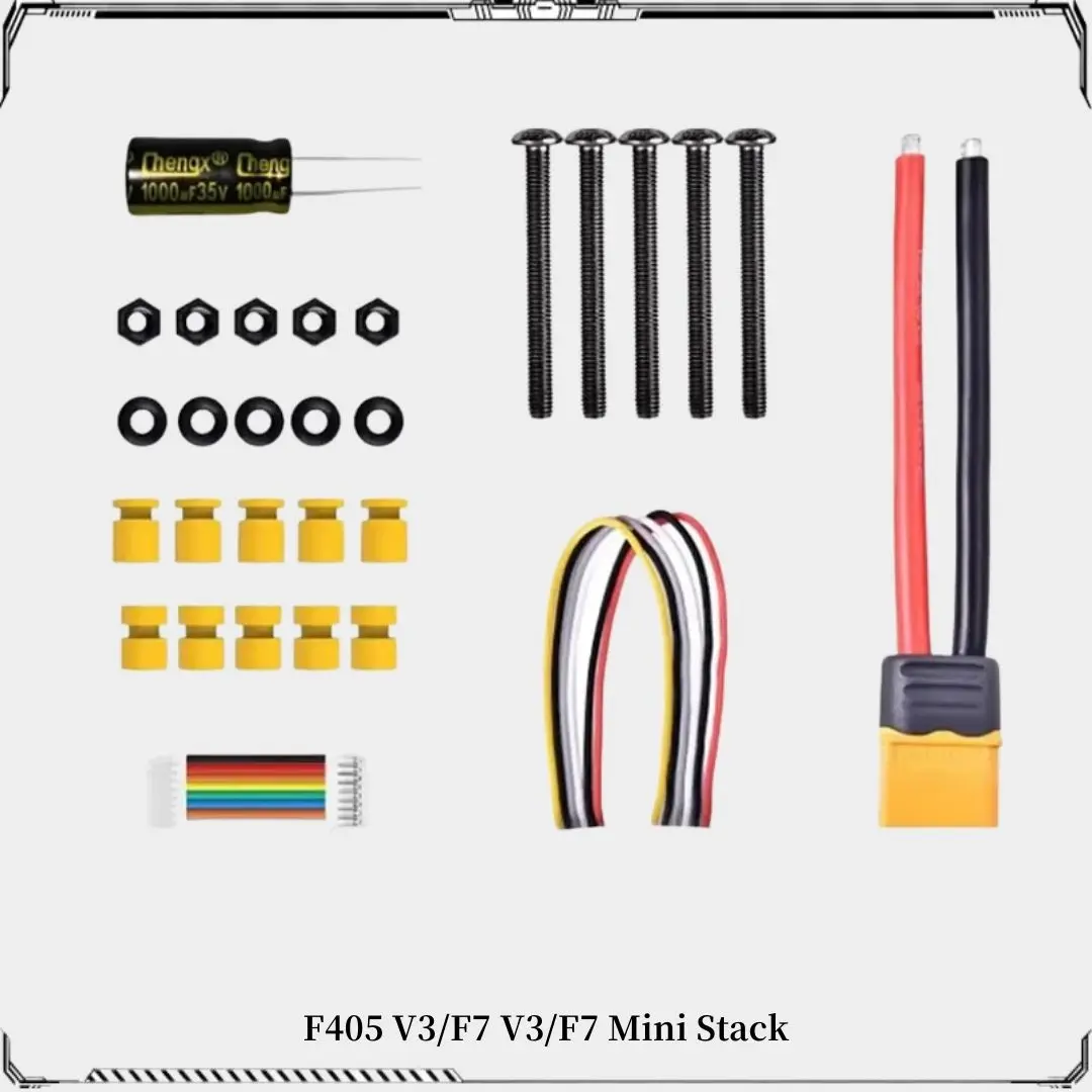 Complete Set of Components for the SpeedyBee F405 V3/F7 V3/F7 Mini Stack