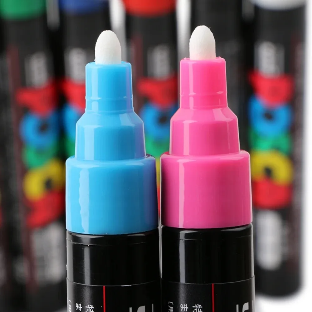 1pcs Japan Uni POSCA Marking Pen PC-5M Acrylic POP Poster Graffiti Painting 1.8-2.5mm Quick Drying Waterproof Art Supplies