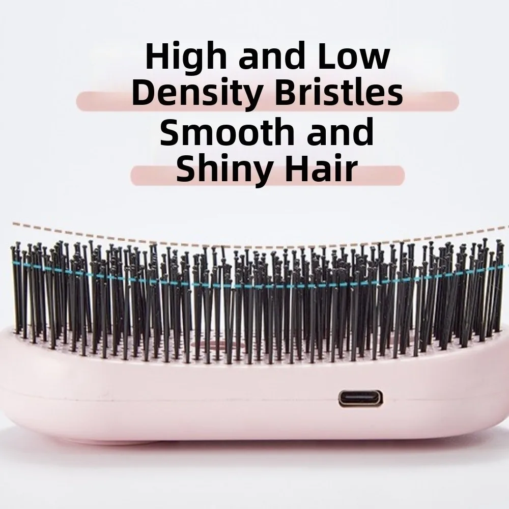 Multi-Function Red Light Spray Massage Comb Hair Care Portable Electric Spray Hair Brush Scalp Nourish Anti-Frizz Large Tank