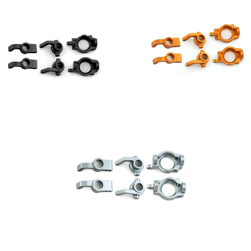 Metal Steering Block C-Hub Carrier Rear Hub Carrier Set For ZD Racing DBX-10 DBX10 1/10 RC Car Upgrades Parts