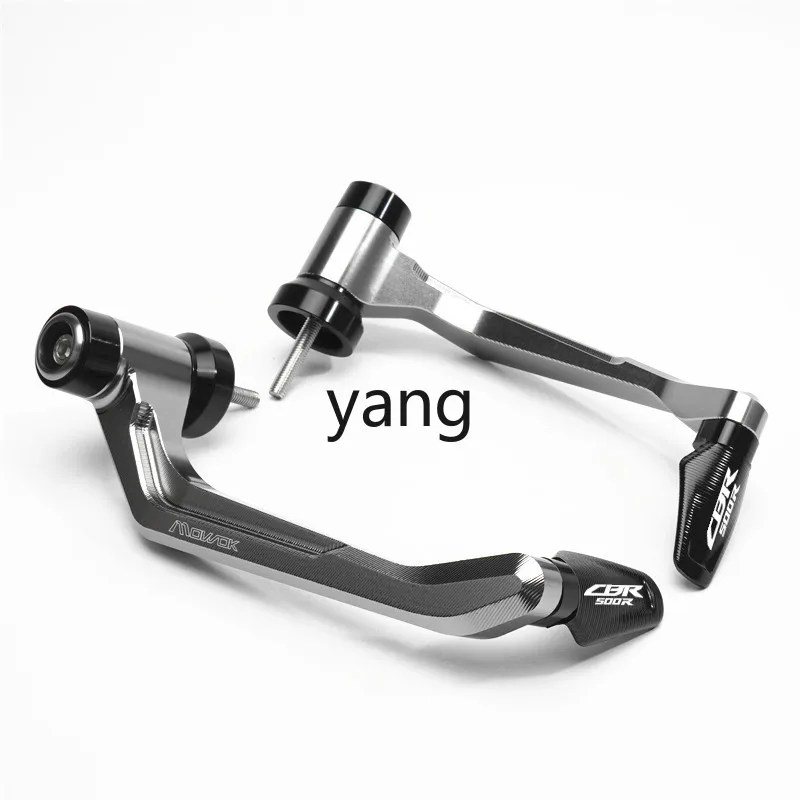 YJQ CBR500R CB400F aluminum alloy handle horn guard brake protection rod