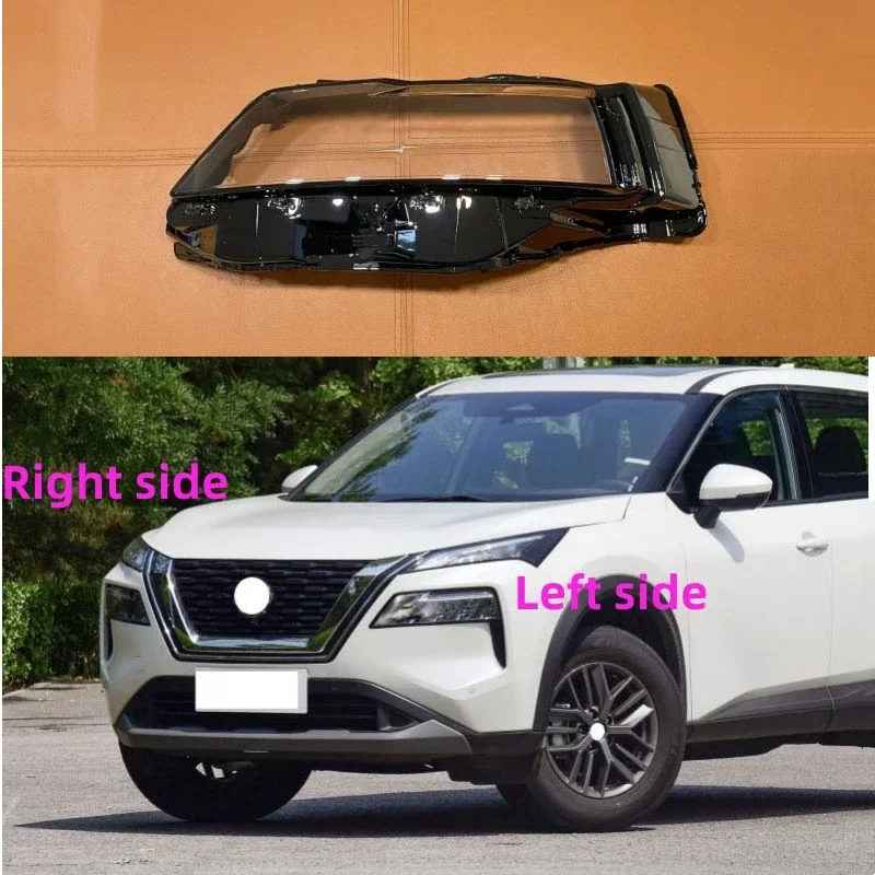 For Nissan X-Trail 2021 2022 2023 Car Headlight Shell Headlight Cover Headlamp Lens Headlight Glass Auto Shell Cover