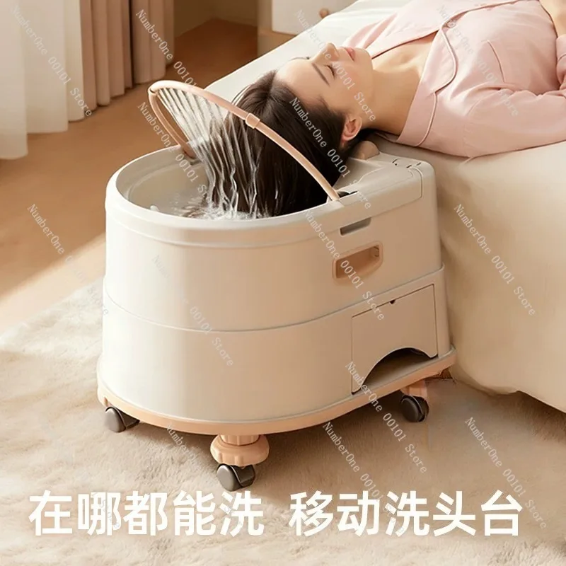 Large Size Bedridden Hair Washing Basin for Pregnant Women Postpartum Maternity Home Shampoo Tray Lying Flat Head Wash Bowl