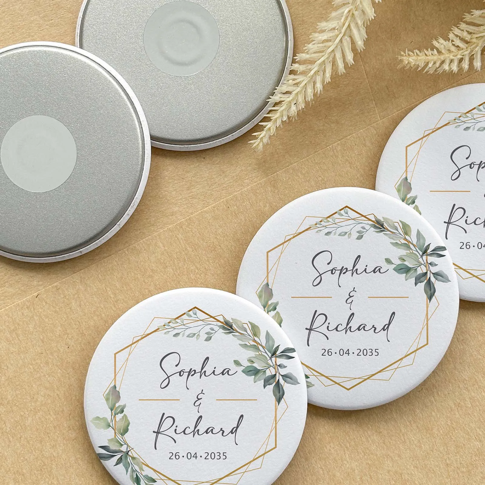 Personalized Magnet Gifts Wedding Souvenirs for Guests Customize Fridge Magnets Wedding Giveaways Party Favors