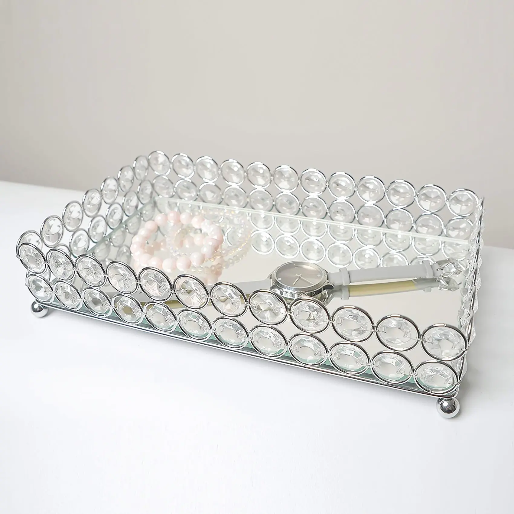 ABSS-Crystal Rectangle Cosmeti - огляд і ціна Decorative Mirror
