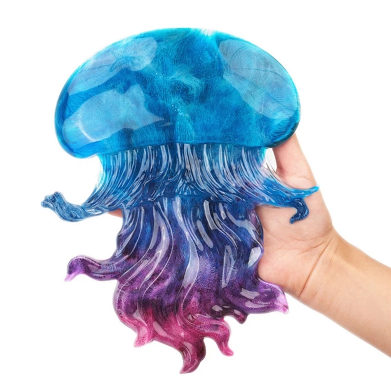 Marine Mould Animals Jellyfish Pendant Silicone Resin Mold Beach Theme for Kids 3XUA