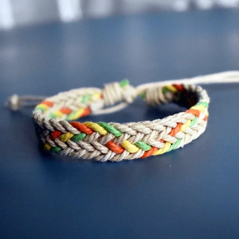 Ethnic Boho Bohemia Handmade Rope Men's Bracelets For Woman on Hand Man Charm Women's Bracelet & Bangles Jewelry Gift New