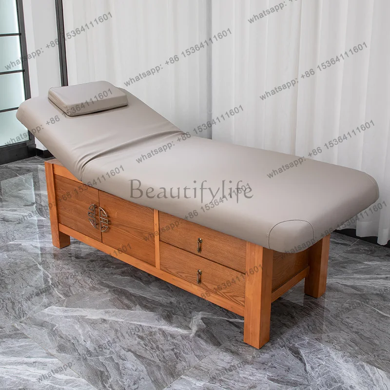 FG Spa Ear Cleaning Massage Beds Beauty Esthetician Sleep Massage Beds Tattoo PU Leather Furniture Массажный Стол MHAMC