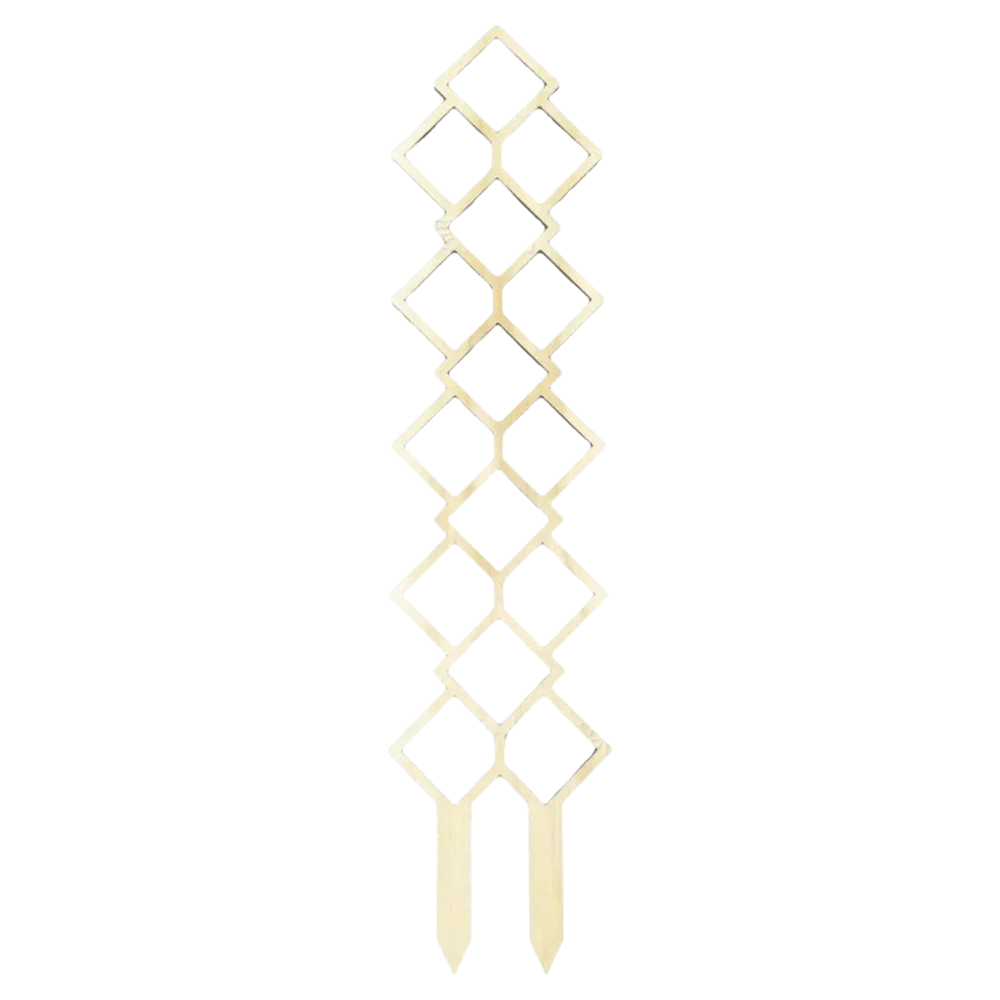 Wooden Garden Plant Trellis Hollow Out Climbing Stand Plant Trellis Frame Geometric Flowers Vine Plant Support Rack