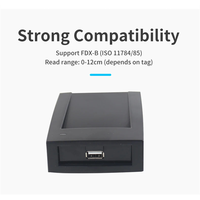 ABGI-EM4305 RFID For Animal Microchip Reader Writer 134.2Khz ISO11784/85 FDX-B For Pets