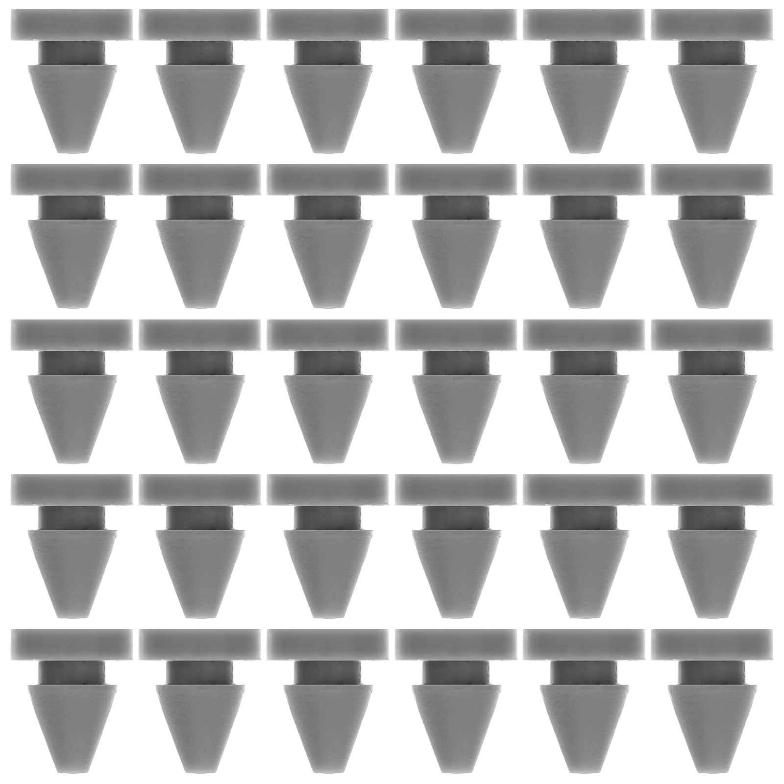 

50pcs Silicone Bumpers Anti-Collision Shock Absorbing Plug Nail Hole Blockage Window Dust Prevention Silencers Slamming