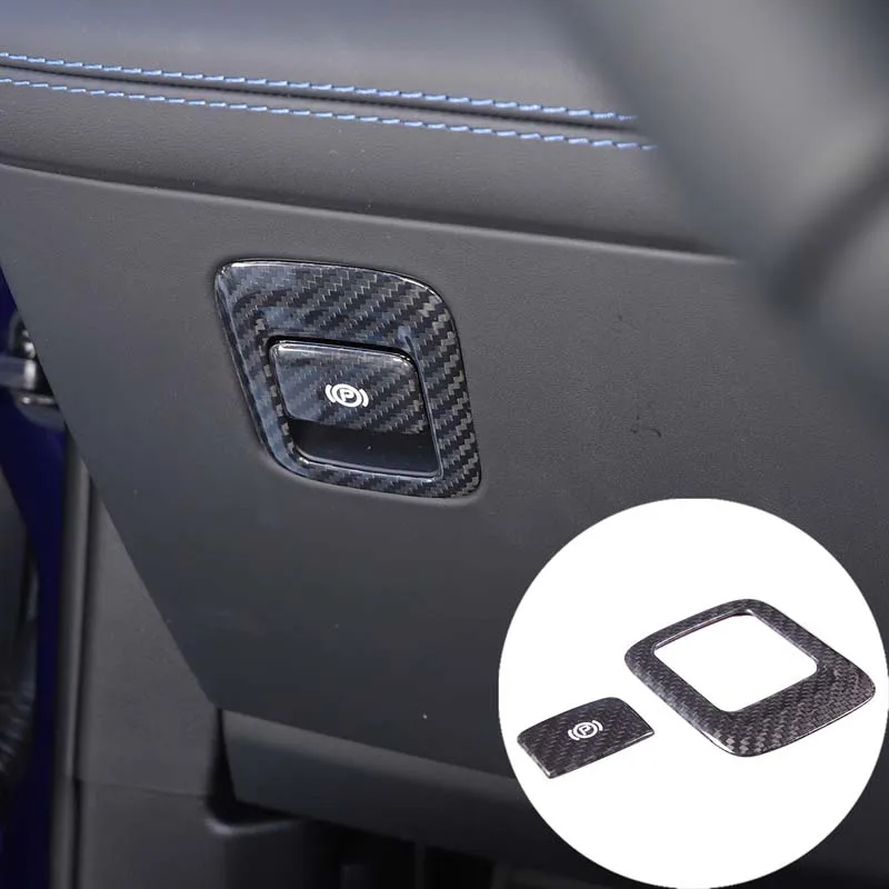 

For 2022-2024 Maserati Grecale Real Carbon Fiber Center Console P Button Switch Frame Sticker Car Interior Accessories