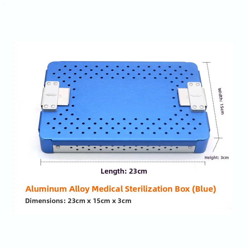 High Temperature High Pressure Ophthalmic Instrument Sterilization Case Aluminum Alloy Micro-Surgery Instrument Disinfection Box