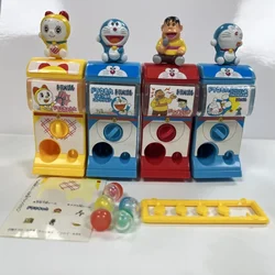 Original Genuine Cute Doraemon 1/12 Miniature Assembly Machine Kawaii Capsule Toy Prop Figure Anime Model Gifts