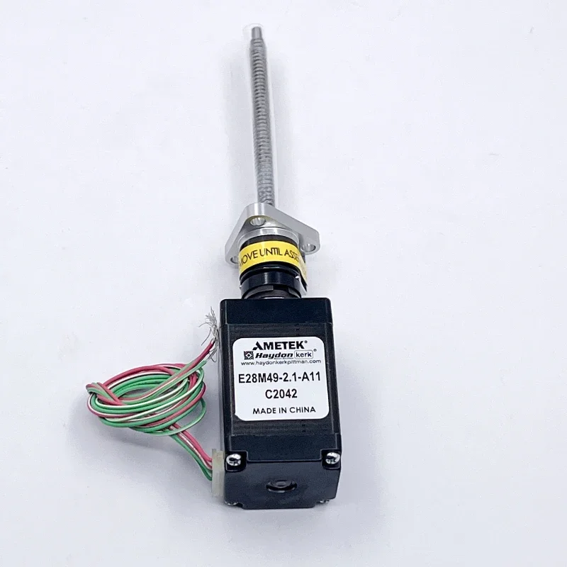 METEK Haydon Kerk Linear Actuator 28MM 2-phase 4-wire Precision Linear Stepper Motor with Driver Rod+Nut 63mm Stroke 1.2 Ohms