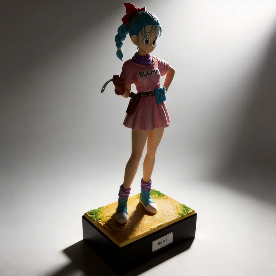 

Dragon Ball Bulma Figure Collectible 29cm Anime Decoration Desktop Ornament Gift for Fans Collection