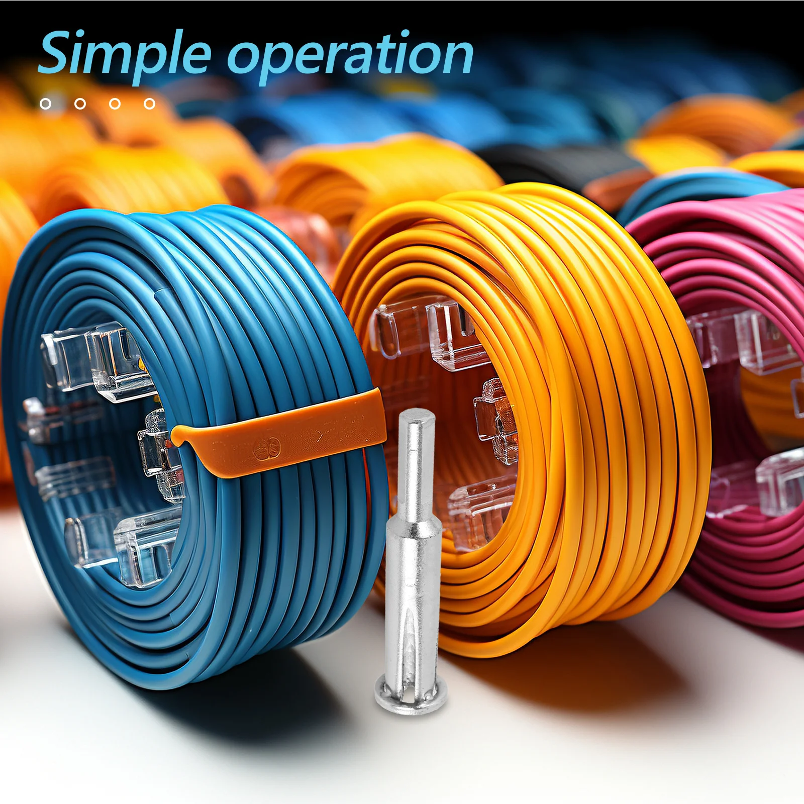 

Automatic Wire Connector Tool Carbon Steel Wire Twisting For Power Drill Electrician Cable Splicing Device Cable Twisting