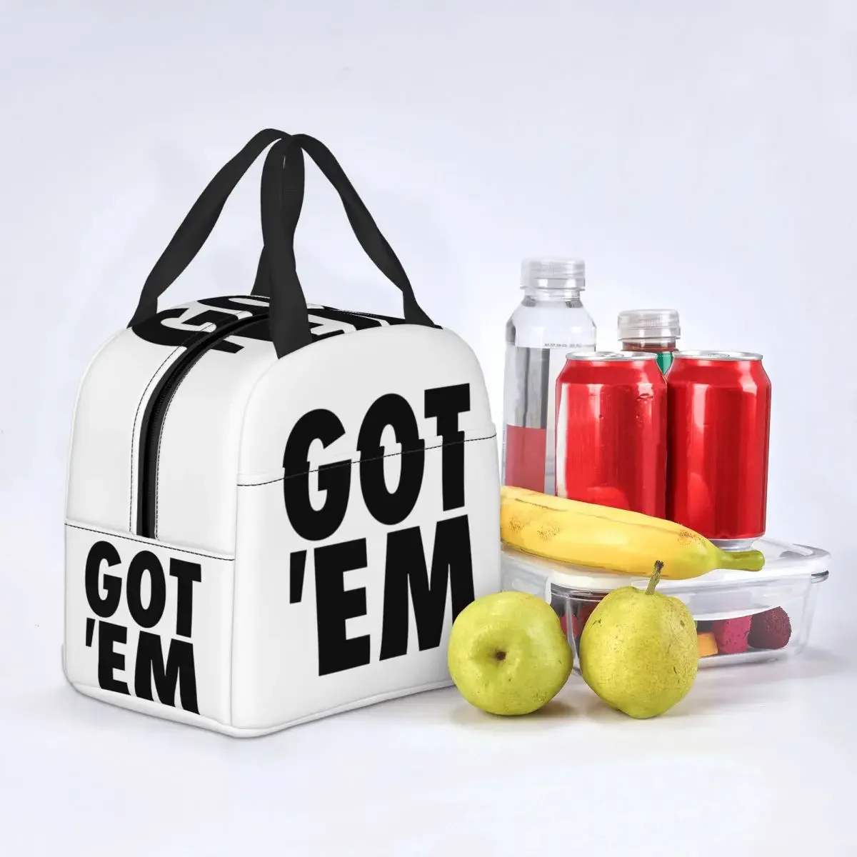 Got Em-Lunch Bag Isolado para Mulheres e Crianças, Refrigerador à Prova de Fugas, Caixa Térmica, Escritório, Trabalho, Escola, Piquenique, Comida Bento