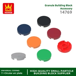 Wange 286Pcs/lot 14769 Tile Round 2x2 Bottom flat Cover Block Moc Accessories Compatible with Brick DIY Children's Toy Assembly