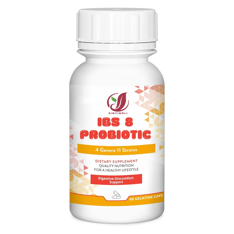 IBS 8 Probiotic Capsules, Beneficial for Intestinal Health, 60 Capsules