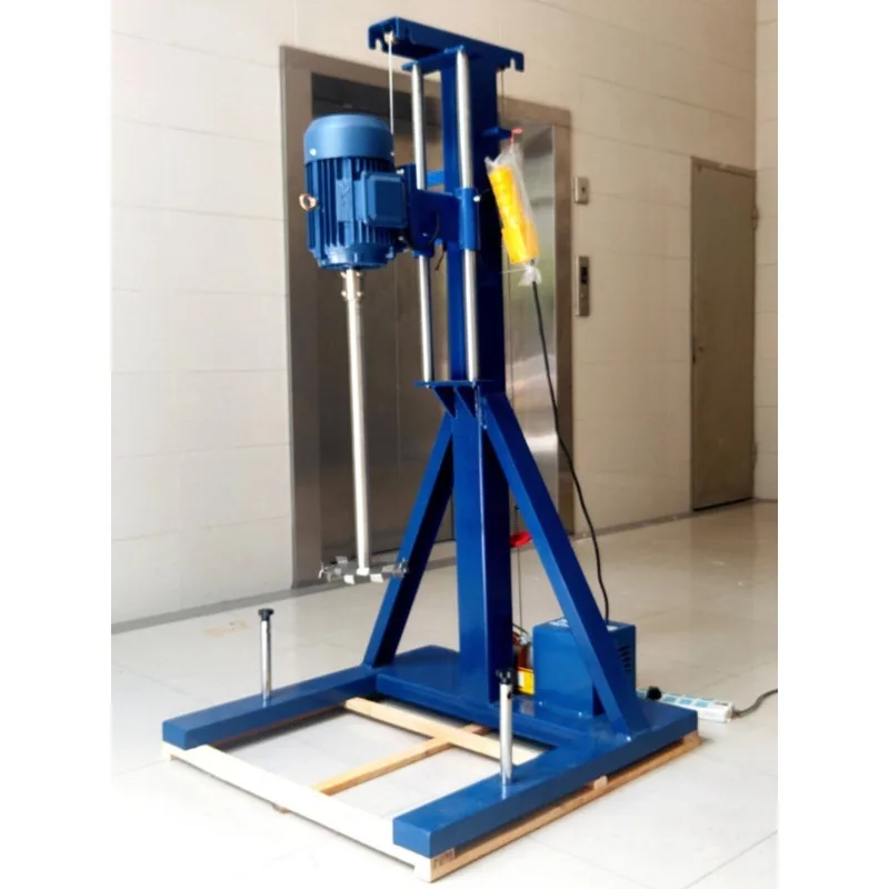 High-speed dispersion mixer, paint ink variable frequency speed regulation explosion-proof mixer 3000 watts electric lift