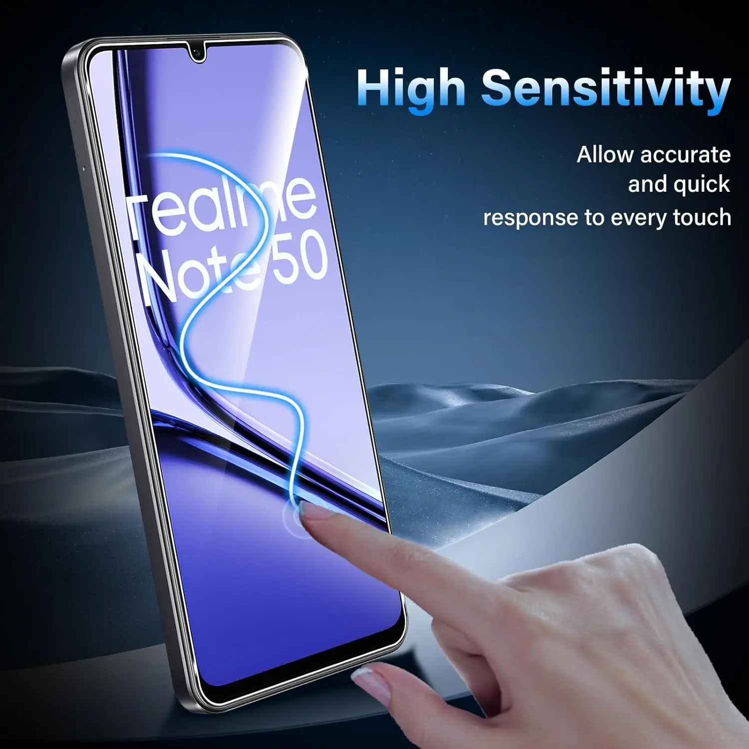 For Realme Note 50 Tempered Glass Film For Realme Note 60 Screen Protector GlassFilm