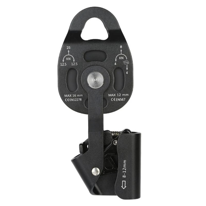 

E74E Heavy Items Lifter Items Lifting Tool Aluminum Alloy Pulley Ascenders Rescue