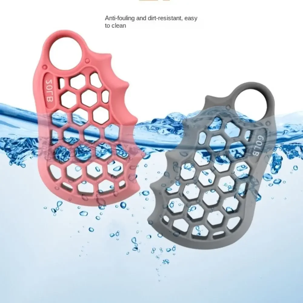 مدرب قوة قبضة قرص العسل، مريح سداسي، تمرين قوة الإصبع 20/40/60 رطل مع حلقة حمل #2