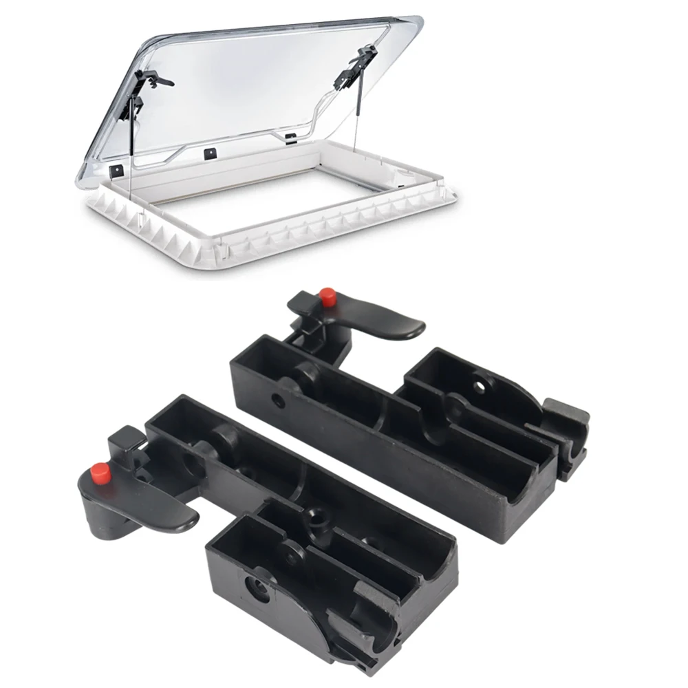 1Pair RV Rooflight Lift Locking Handles For Dometic Seitz Heki Rooflight Lift Locking Handles Caravan Motorhome 570e35 New