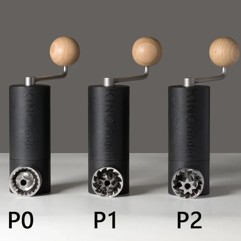 Ручная кофемолка kinmills P0/P1/P2, легкая кофемолка из нержавеющей стали с капельницей и консистенцией в сборе