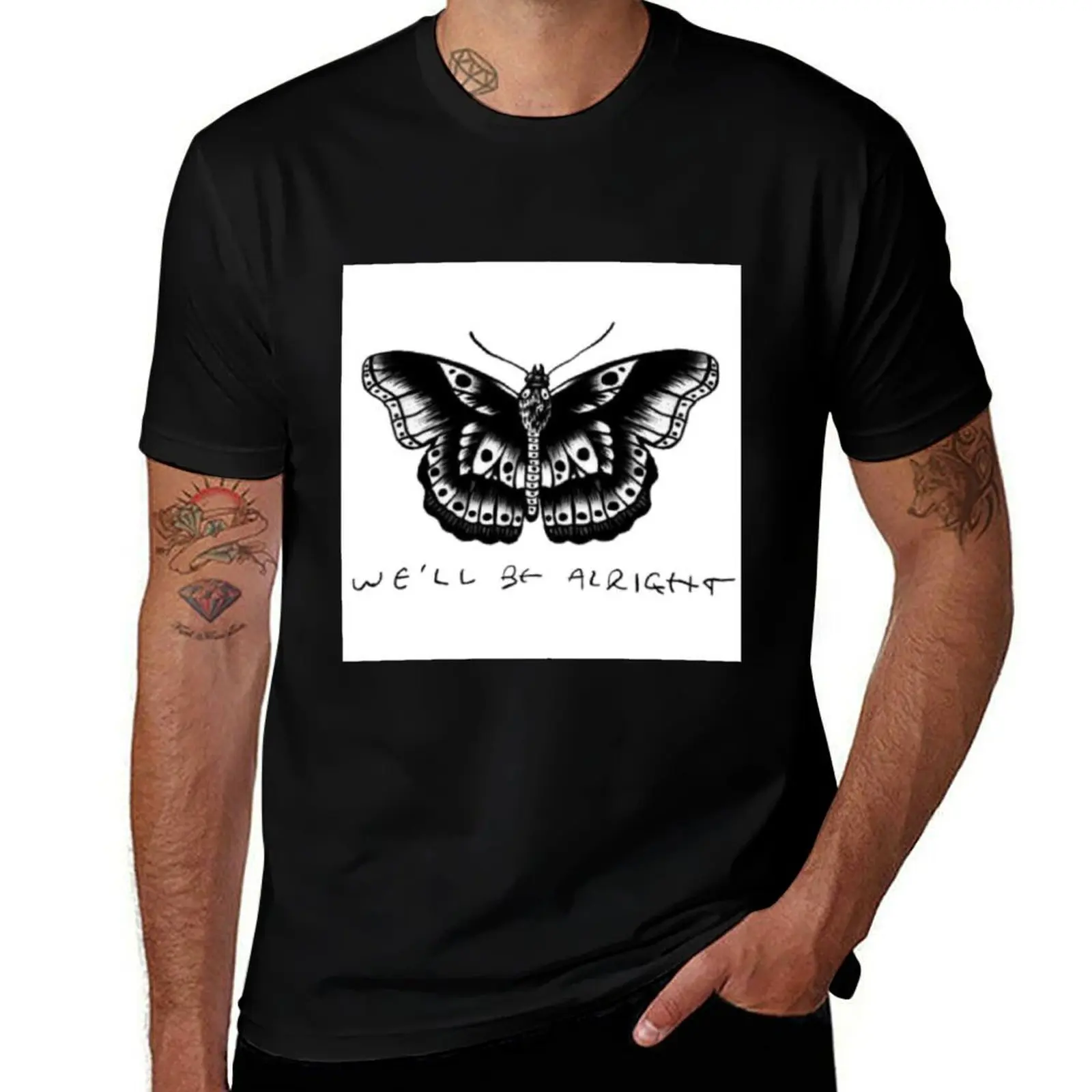 we’ll be alright T-Shirt Basic Simple Design Short Sleeve Shirt