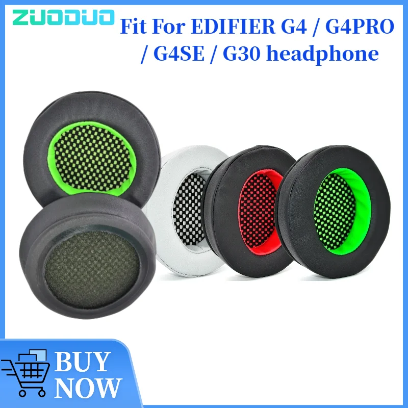 

ZUODUO Replacement Ear Pads for EDIFIER G4 / G4PRO / G4SE / G30 Headphones Memory Foam Ear Cushions High Quality