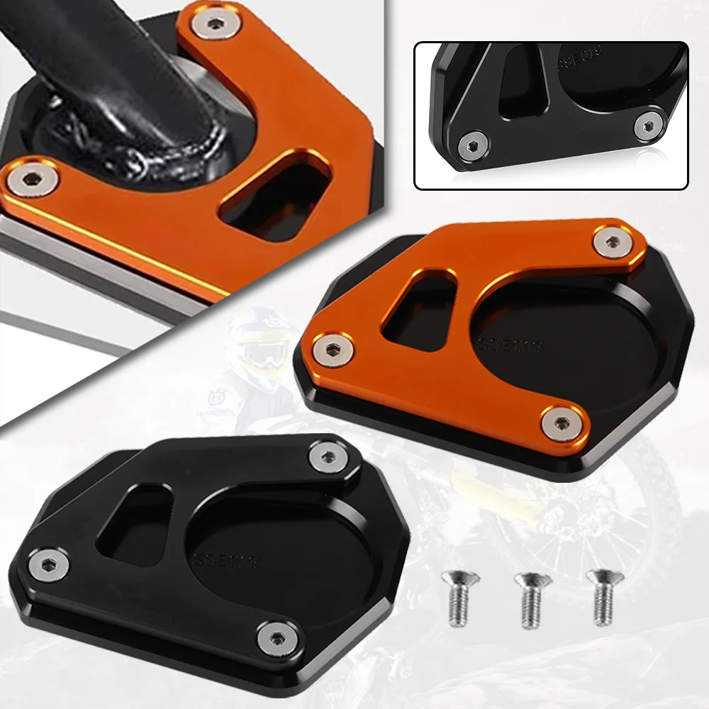 

Motorcycle CNC Aluminium Kickstand Enlarge Plate Side Stand Extension Pad For 390 250 ADV ADVENTURE 390ADV 250 Adventure 250ADV