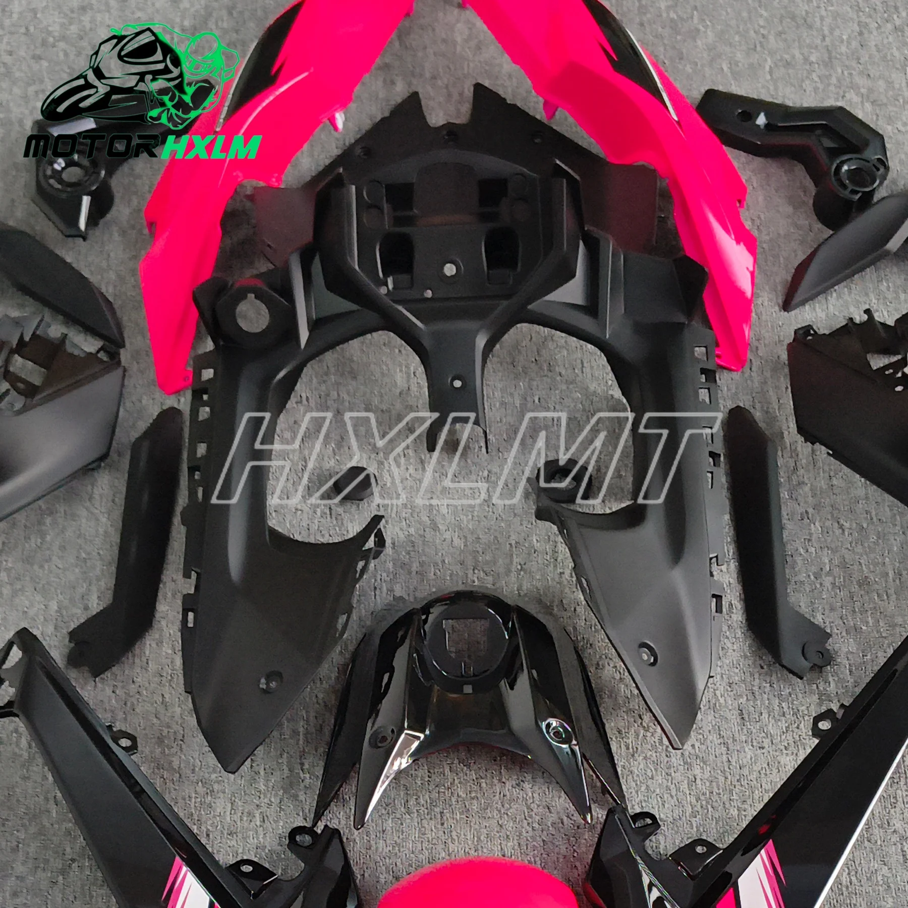 Motorcycle For Ninja 650 Ninja650 2021-2022-2023-2024 Full Fairing Kit Bodywork Cowling New KRT Green Printed Line Design 5