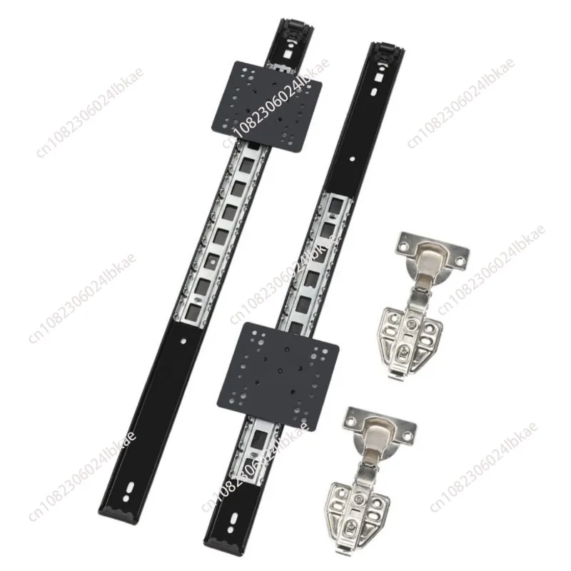 Cabinet Oven Air Conditioning Cabinet Flip-up Hidden Folding Swing Door Slide Pocket Door Top Mounting Rail Hardware Accessories