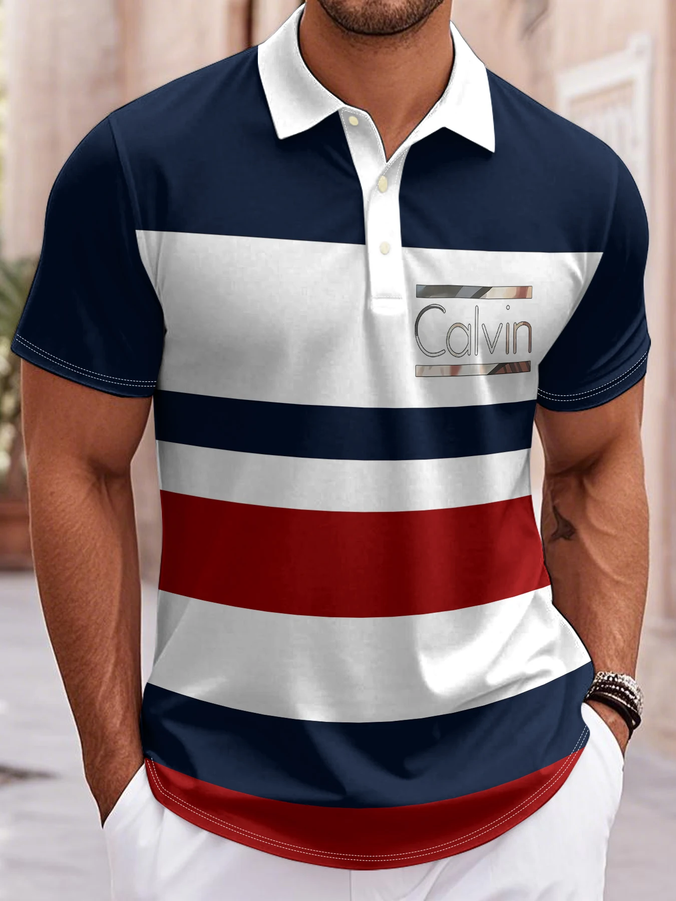 

2025 Summer Luxury Men's Polo Shirt Polo Large T Shirts Stritching Shorts Sleeve Turn-down Collar Business Tee Shirt Sweatwear