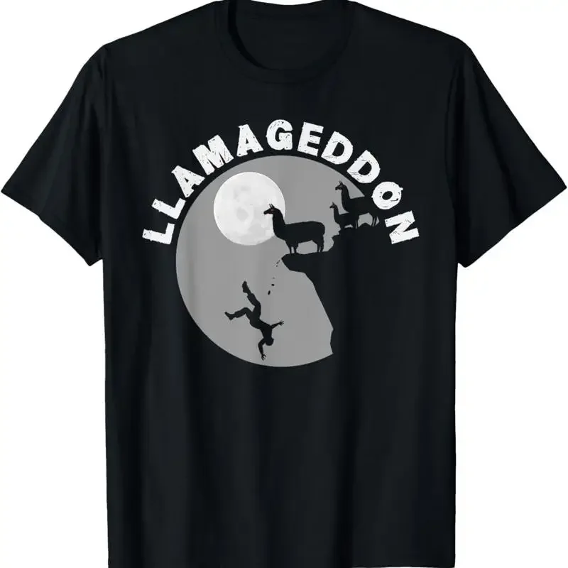 Funny Llamageddon T Shirt For Llama Barnyard Lovers