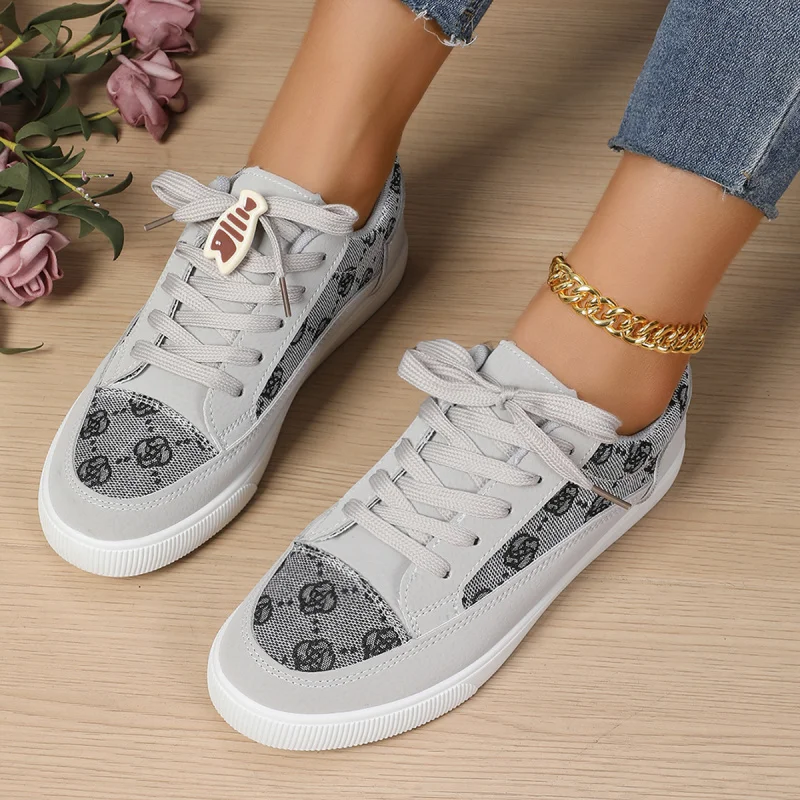 

plus Size Women's Shoes2025Spring and Autumn New Fashion Women's Breathable Soft Sole Shoes Casual Sports Shoes