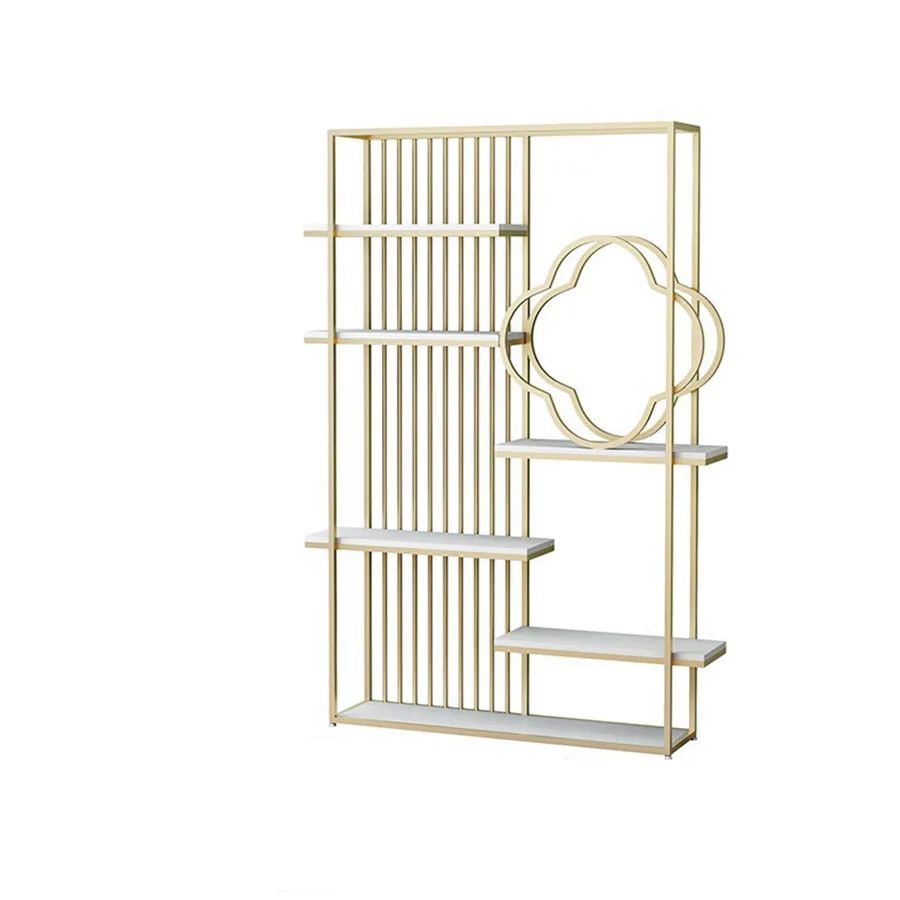 

Shelf Bookshelf Floor-to-ceiling display cabinet Living room wrought iron Multi-layer partition Nordic modern minimalist